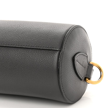 Burberry Calfskin The Barrel Bag Charcoal Grey 10 of 12