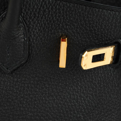 Hermes Togo Birkin 25 Black 17 of 22