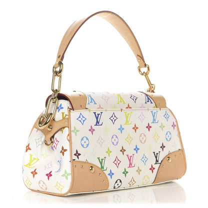 Louis Vuitton Monogram Multicolor Beverly MM White 3 of 12