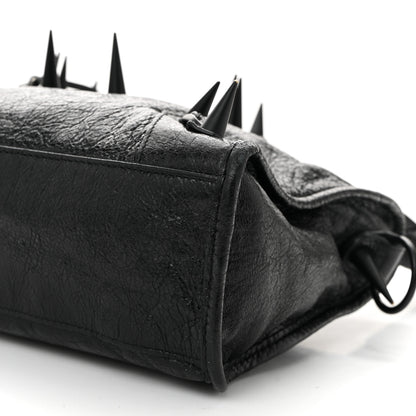 Balenciaga Agneau Spikes Black Hardware S City Black 11 of 12
