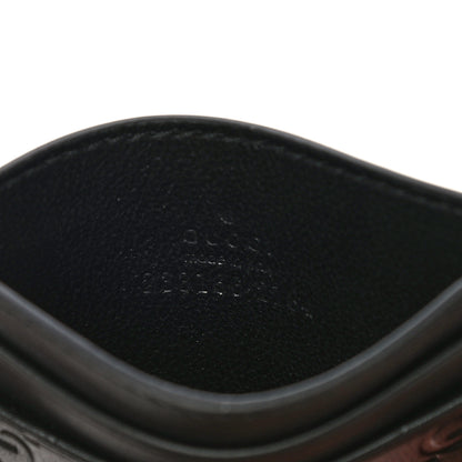 Gucci Guccissima Card Holder Black 6 of 9