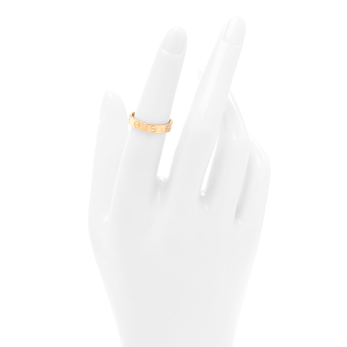 Cartier 18K Yellow Gold 3.5mm LOVE Wedding Band Ring 51 5.75 2 of 5