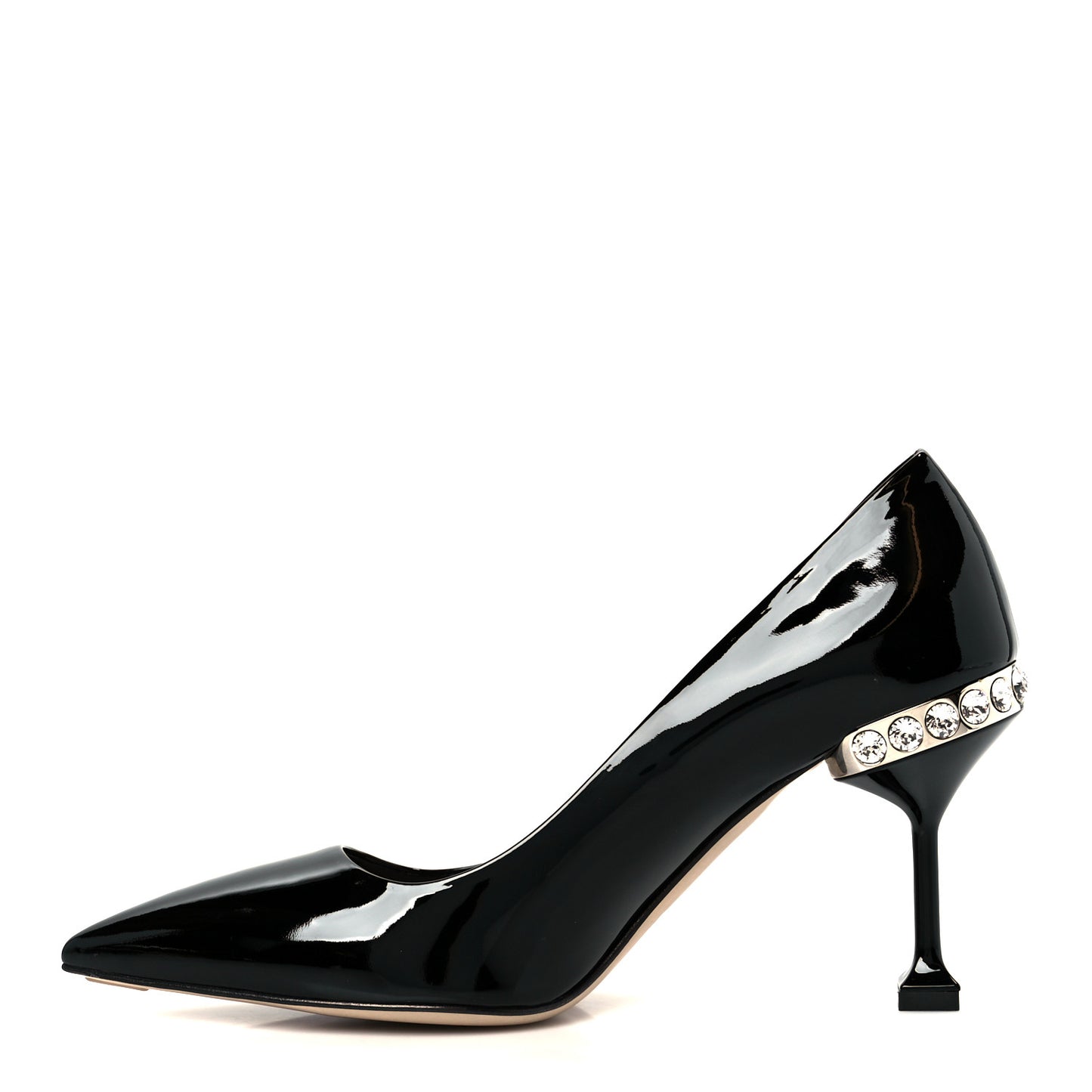 Vernice Crystal Pumps 37 Black