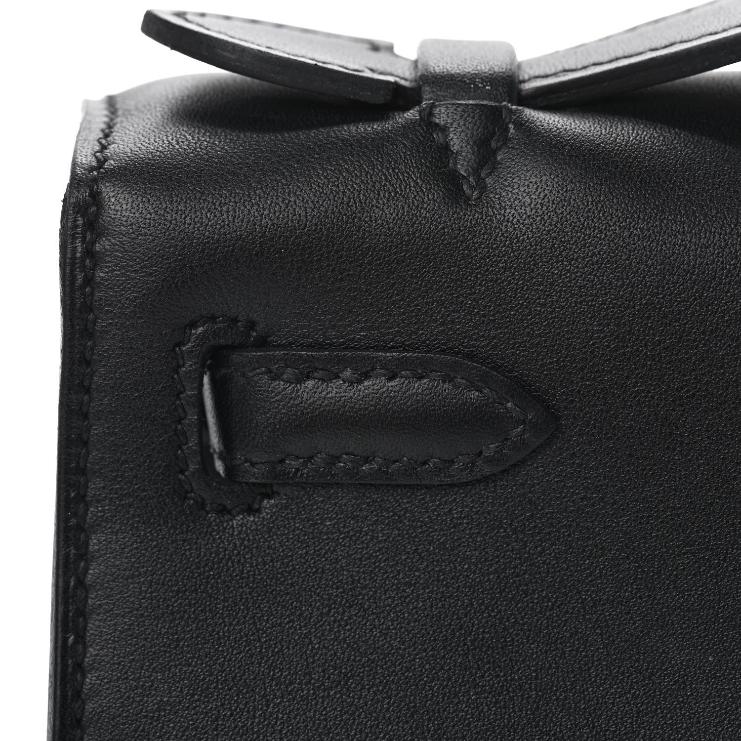 Hermes Swift Kelly Pochette Clutch Black 12 of 25