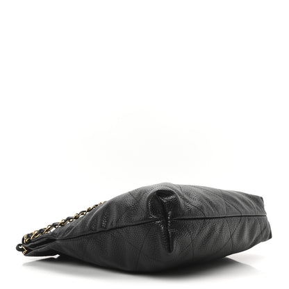 Chanel Shiny Caviar Quilted Small Chanel 22 Black 5 of 11