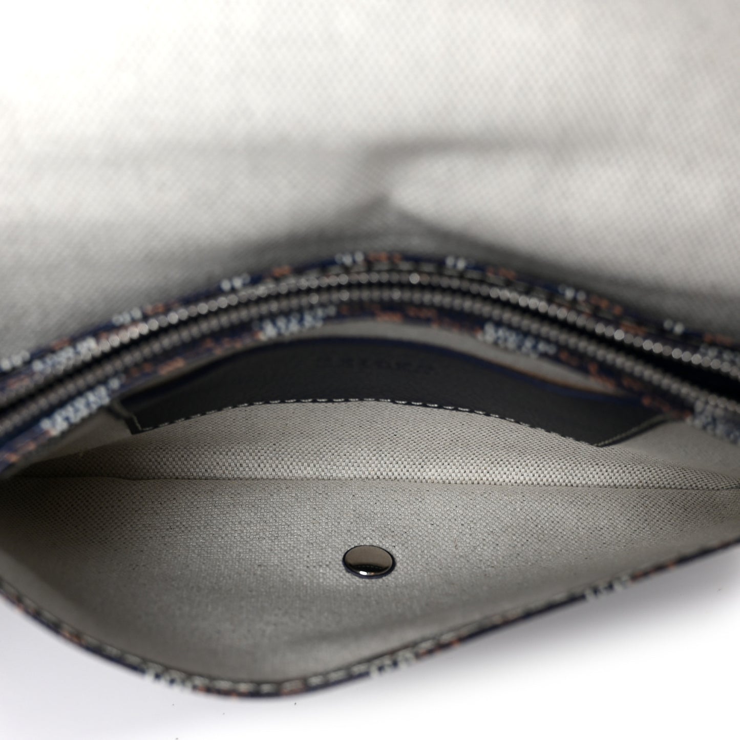 Goyardine Plumet Wallet Clutch Navy