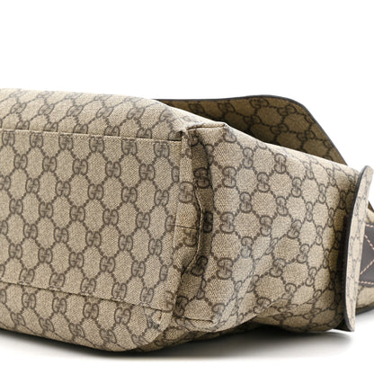 Gucci GG Plus Monogram Messenger Diaper Bag Dark Brown 10 of 11