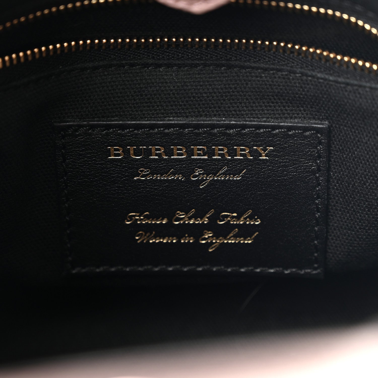 Burberry Grainy Calfskin House Check Baby Banner Tote Pale Orchid 6 of 10