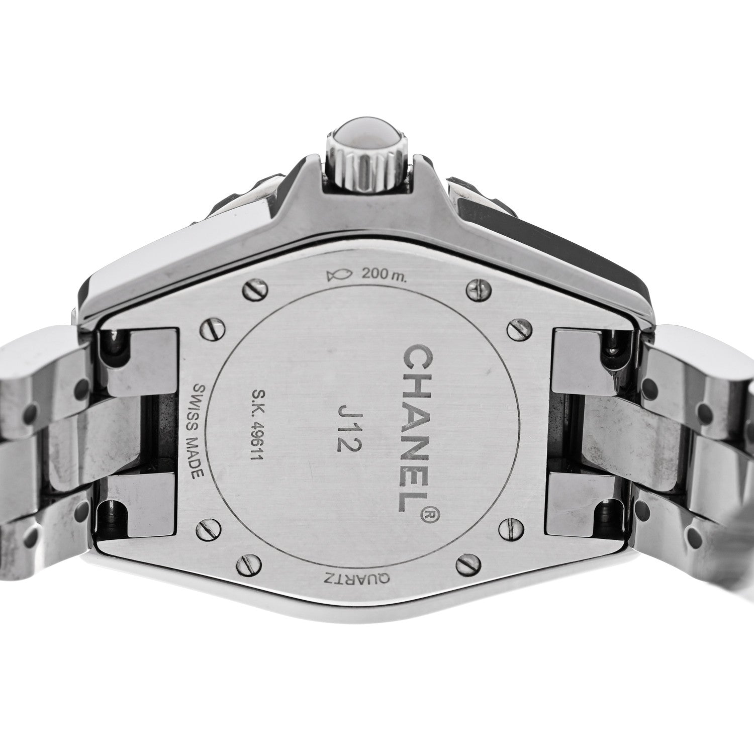 Chanel Titanium Ceramic 33mm J12 Chromatic Quartz Watch 4 of 4