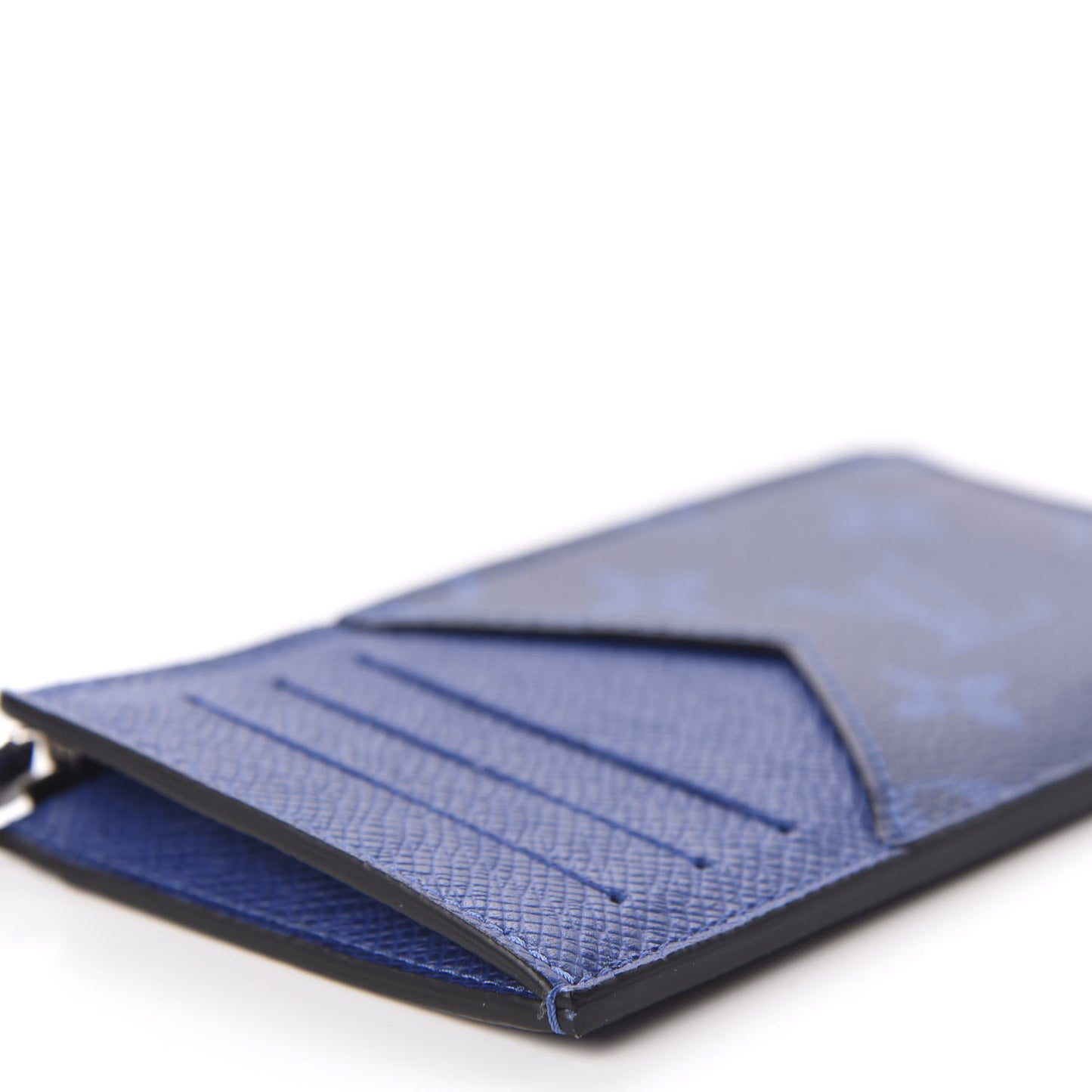 Monogram Taiga Coin Card Holder Cobalt
