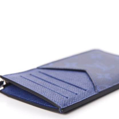 Louis Vuitton Monogram Taiga Coin Card Holder Cobalt 5 of 8