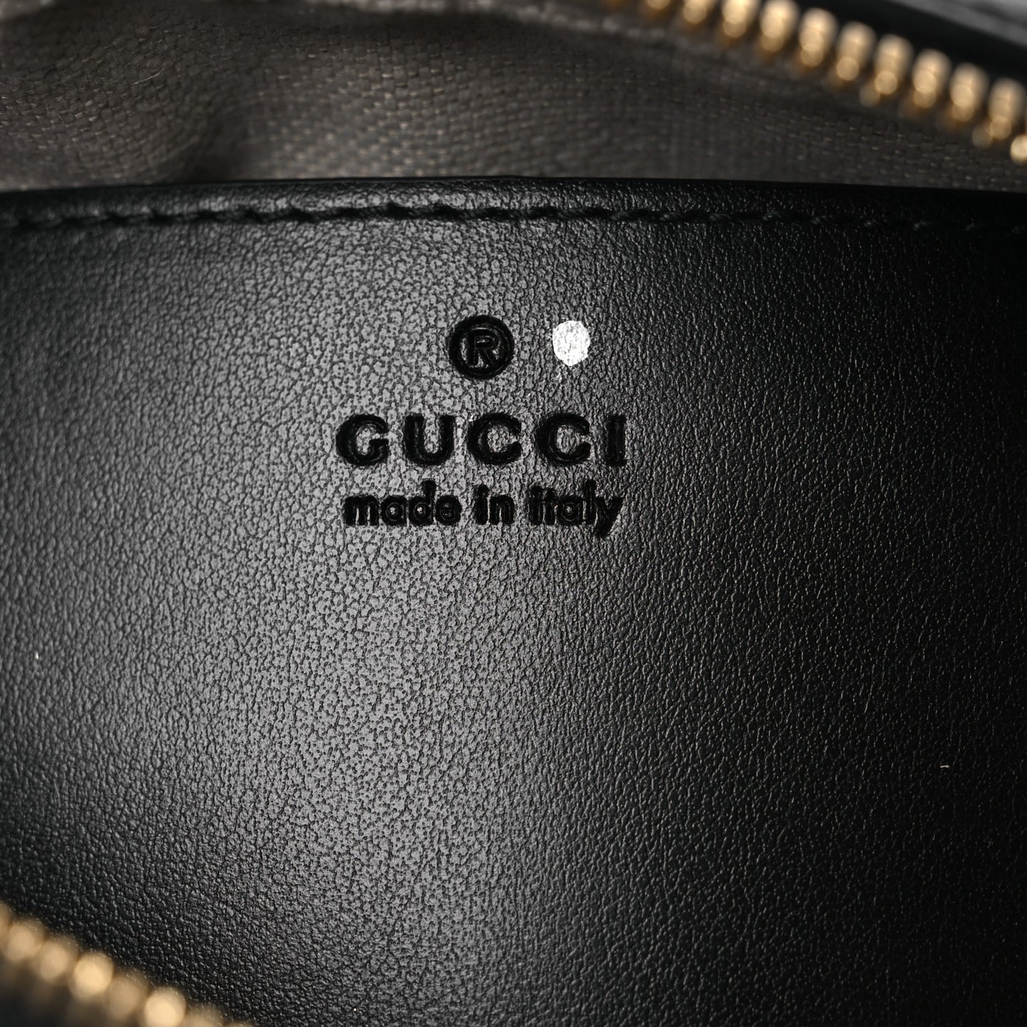 Calfskin GG Matelasse Shoulder Bag Black Natural