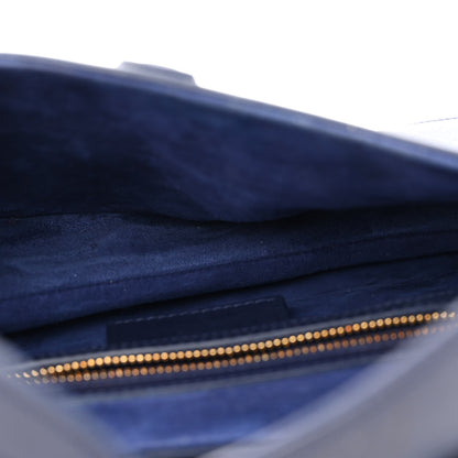 Christian Dior Ultra Matte Calfskin Saddle Bag Blue 5 of 11