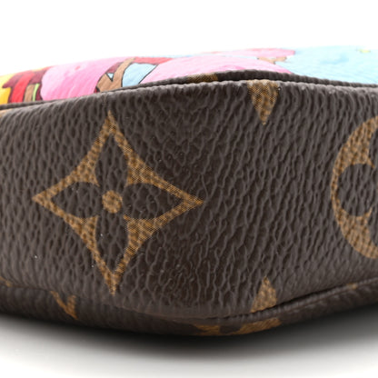 Louis Vuitton Monogram 2021 Christmas Animation Japanese Garden Mini Pochette Accessories Wisteria Pink 10 of 10