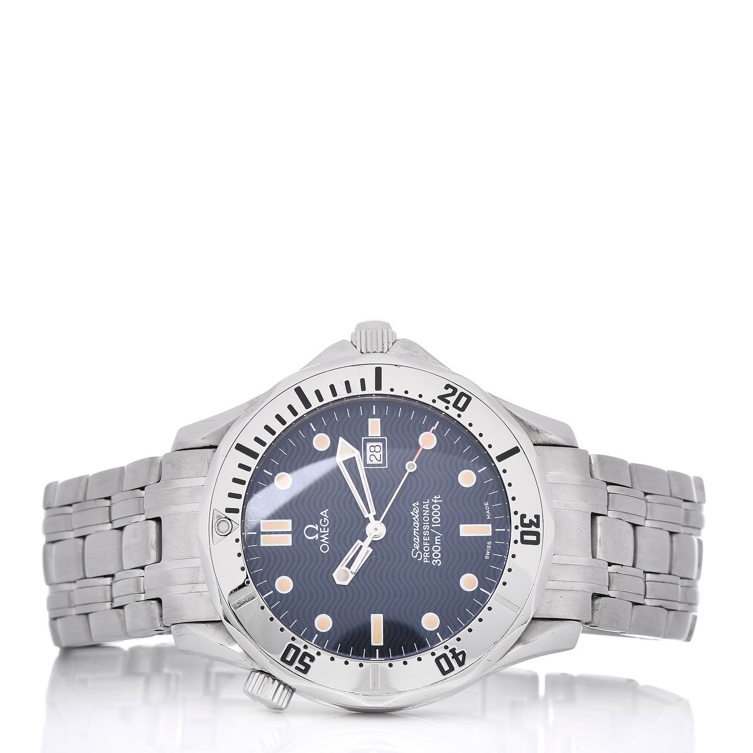 Omega Stainless Steel 41mm Seamaster Professional Quartz Watch Blue 2542.80.00 3 of 5