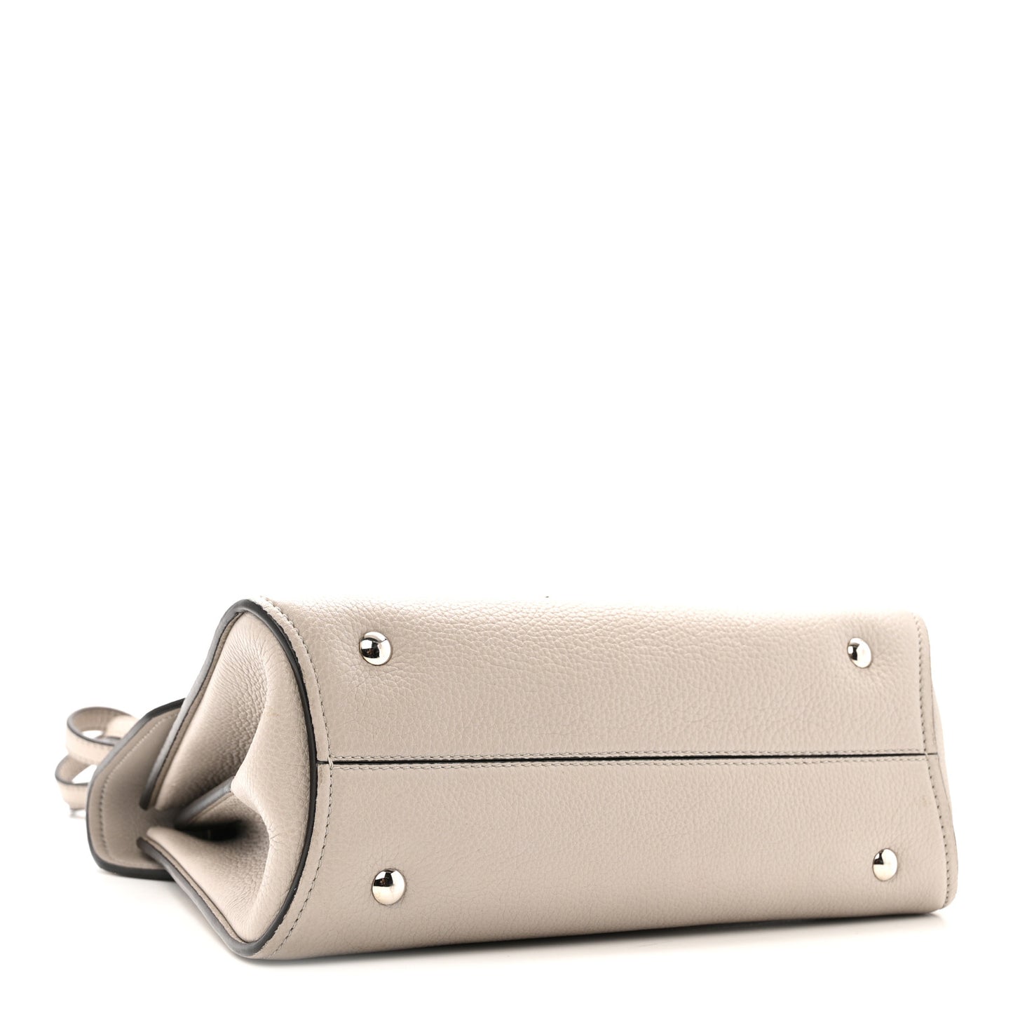 Calfskin Small Margot Top Handle Satchel Grey