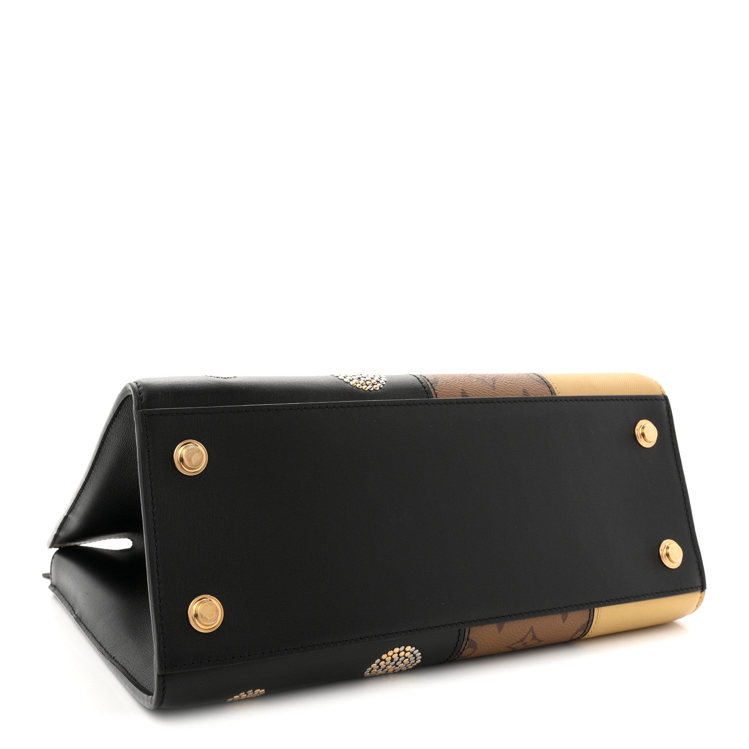 Louis Vuitton Reverse Monogram Studded Night Lights City Steamer MM 6 of 17