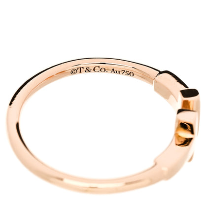 Tiffany 18K Rose Gold T Wire Ring 50 5.5 4 of 5