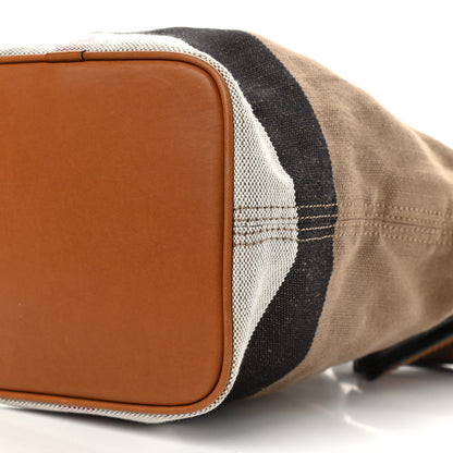Burberry Canvas Mega Check Mini Ashby Tassel Crossbody Saddle Brown 12 of 13