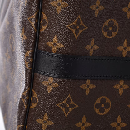 Louis Vuitton Monogram Macassar Keepall Bandouliere 55 8 of 9