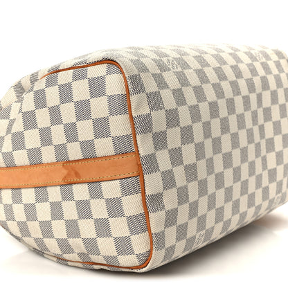 Louis Vuitton Damier Azur Speedy Bandouliere 30 11 of 12