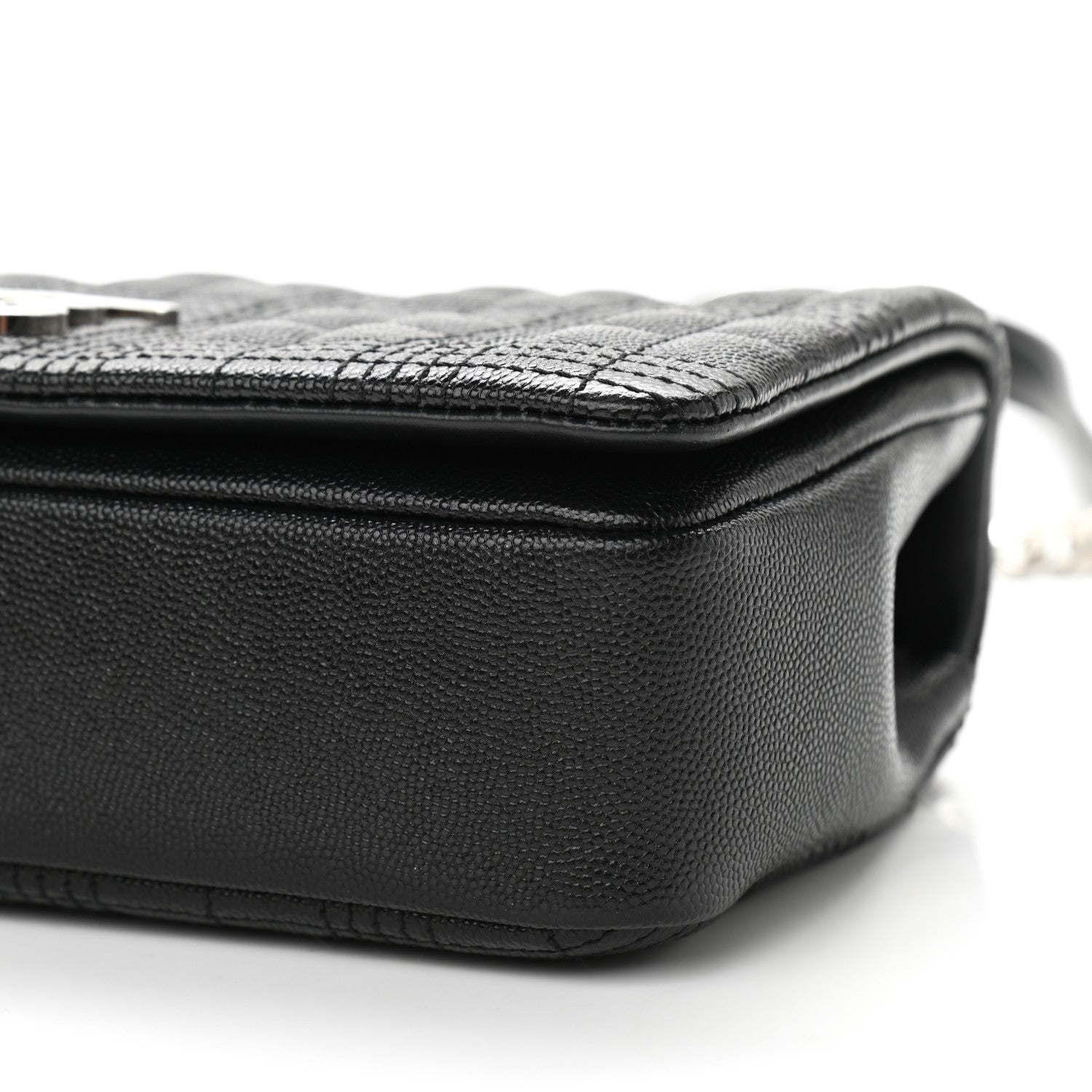 Burberry Grainy Calfskin Quilted Small Lola Bag Black 10 of 11