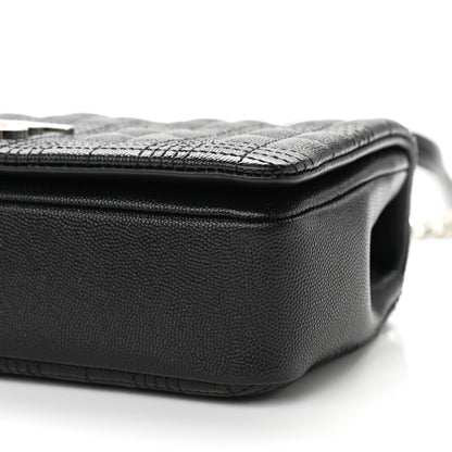 Burberry Grainy Calfskin Quilted Small Lola Bag Black 10 of 11