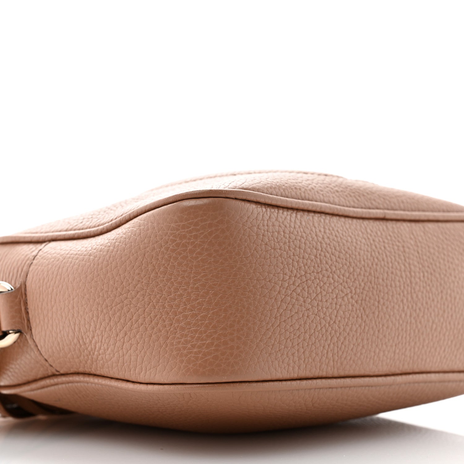 Gucci Pebbled Calfskin Small Soho Disco Bag Camelia 10 of 12