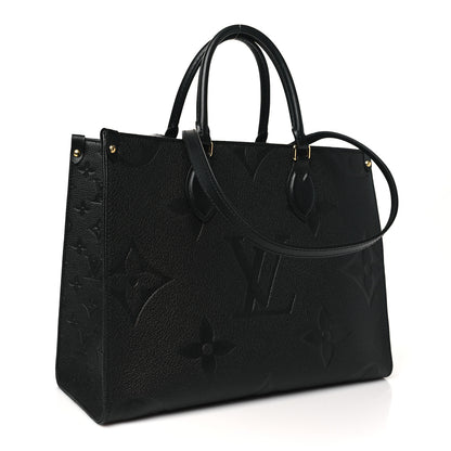 Louis Vuitton Empreinte Monogram Giant Onthego MM Black 3 of 9