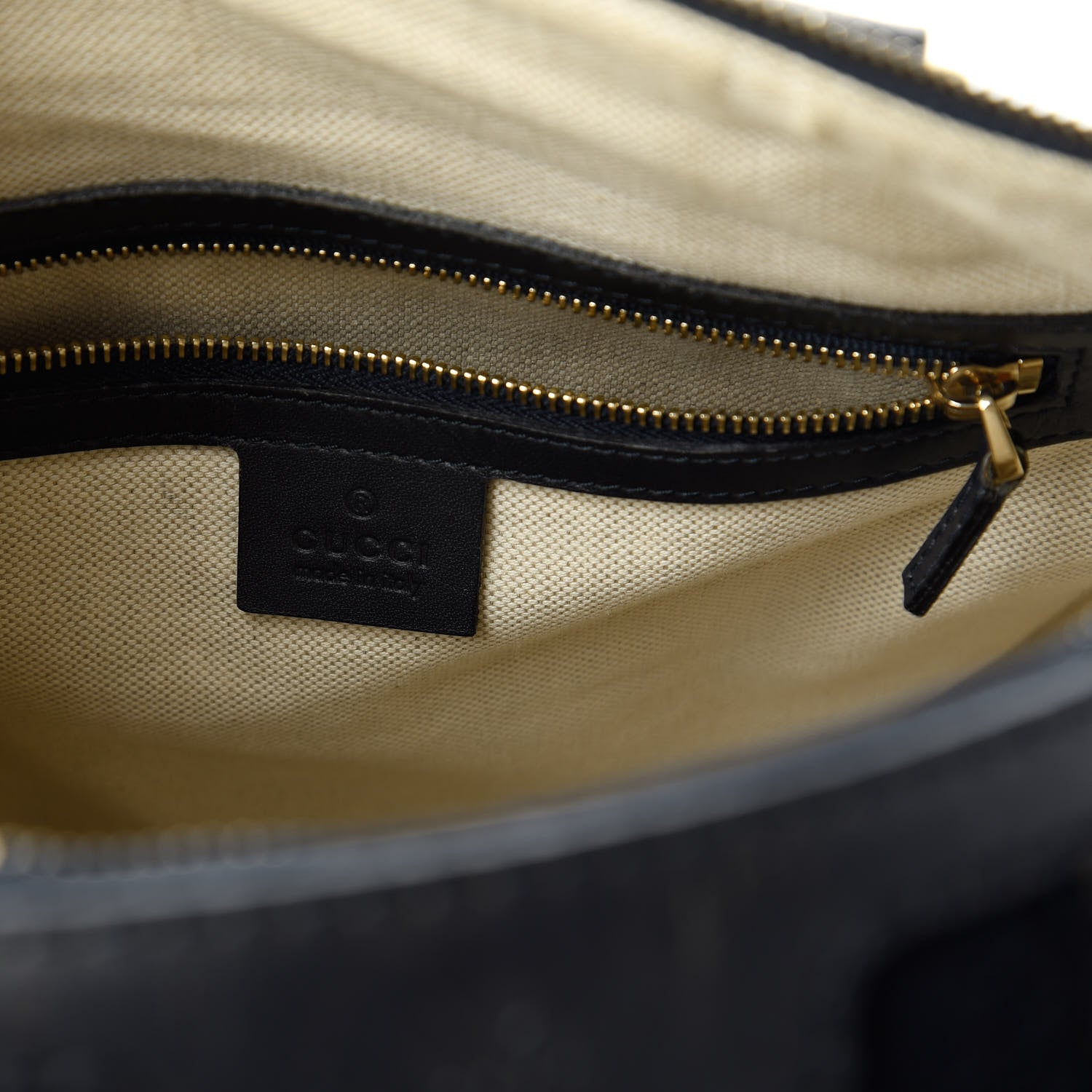 Gucci Monogram Selleria Calfskin Vintage Web Medium Boston Beige Blue 8 of 11