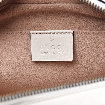 Gucci Calfskin Matelasse Small GG Marmont Chain Shoulder Bag White 6 of 16