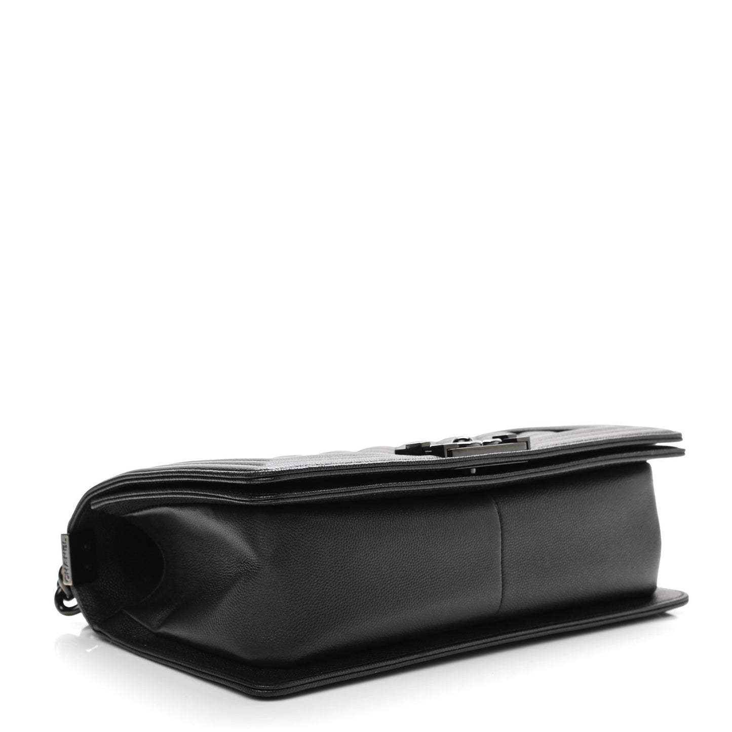 Caviar Quilted Medium Boy Flap So Black