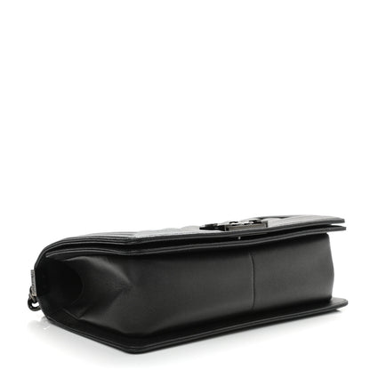 Chanel Caviar Quilted Medium Boy Flap So Black 4 of 10