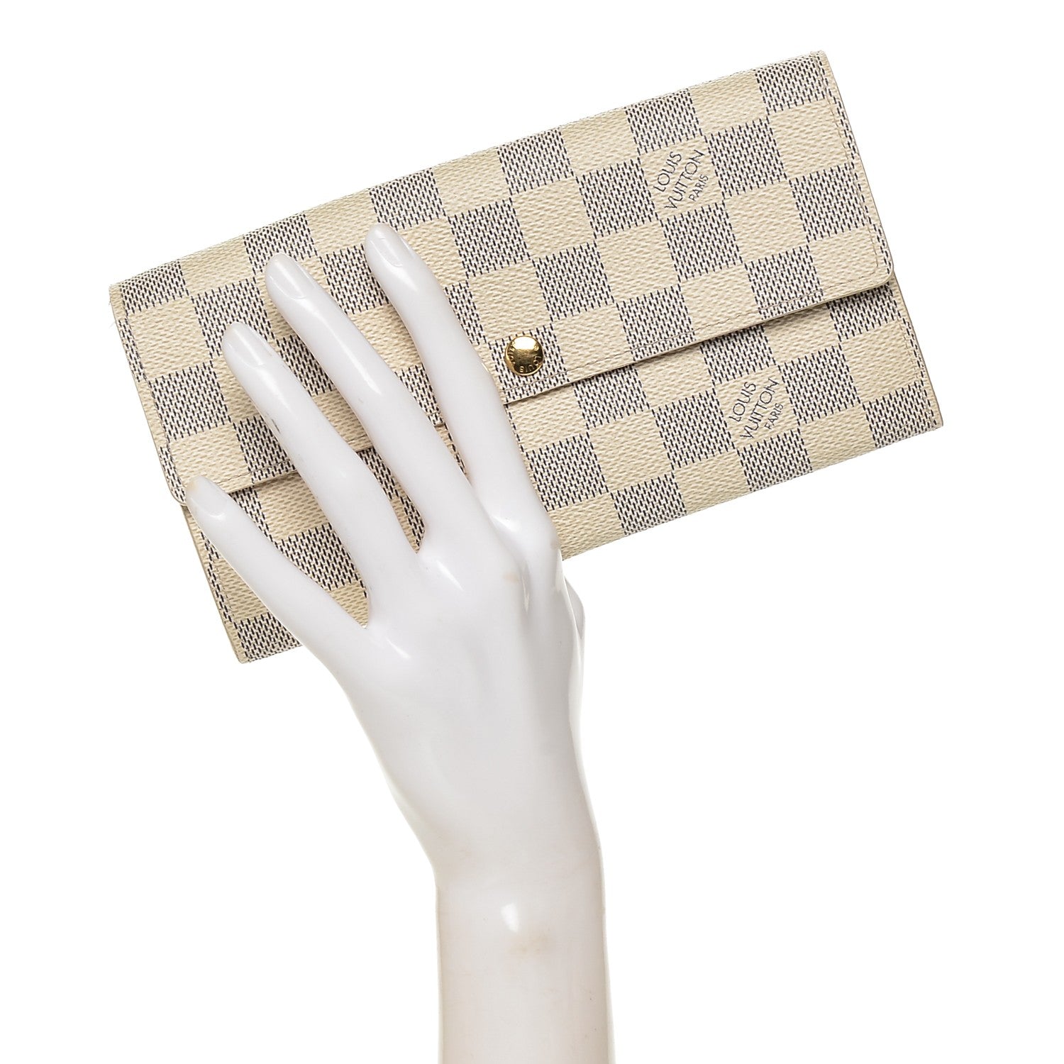 Louis Vuitton Damier Azur Sarah Wallet 2 of 7