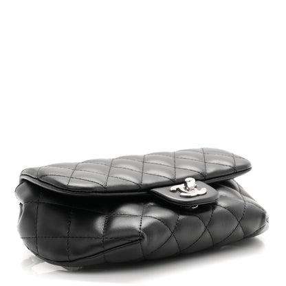 Chanel Calfskin Quilted CC Uniform Flap Belt Bag Black 4 of 11