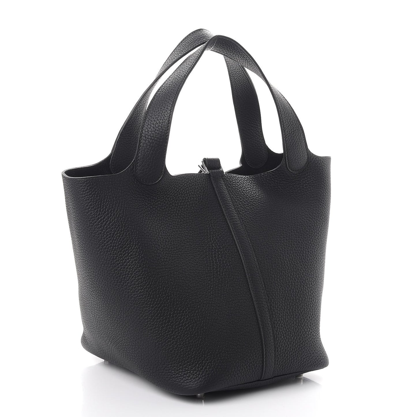 Taurillon Clemence Picotin Lock 22 MM Black