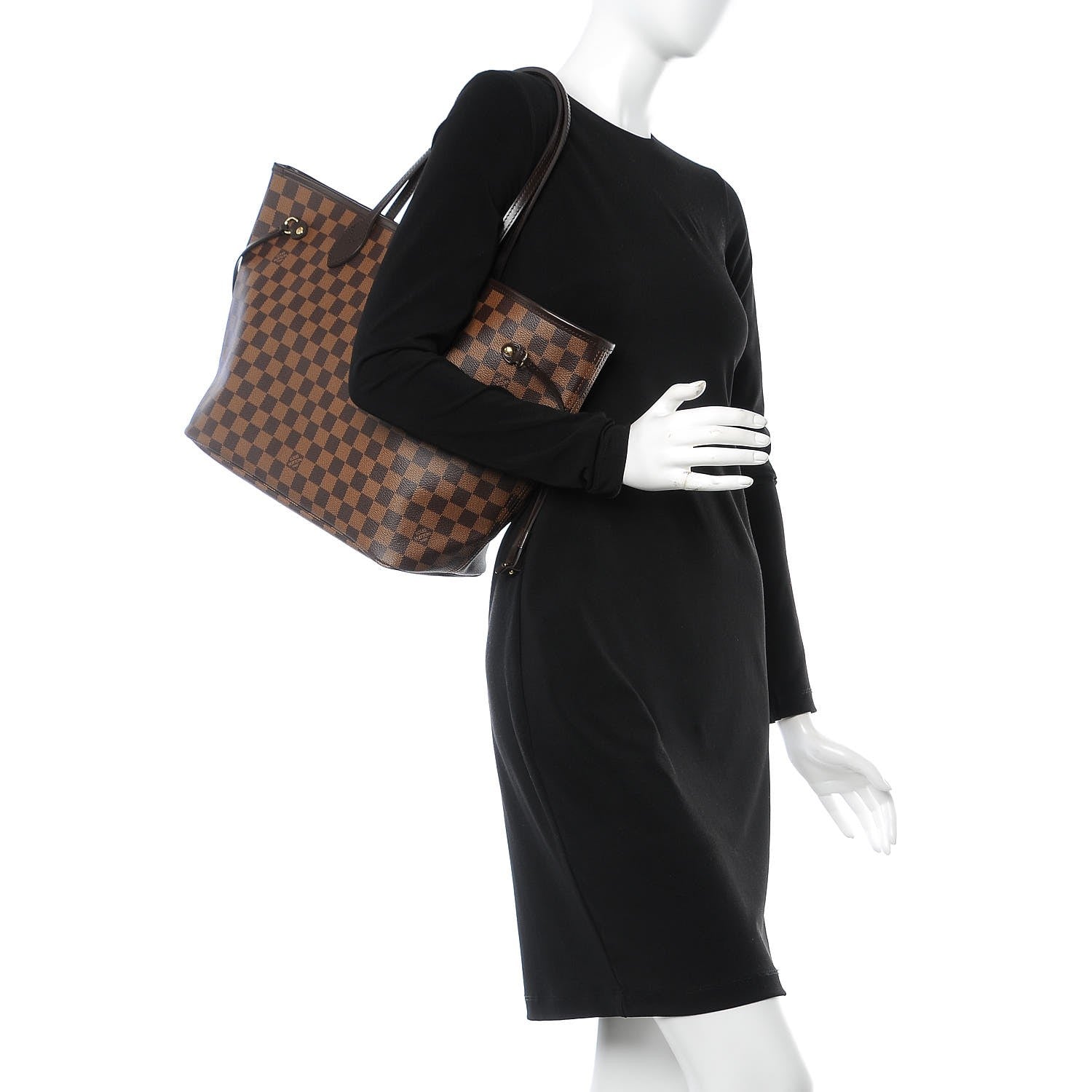 Louis Vuitton Damier Ebene Neo Neverfull MM 2 of 9