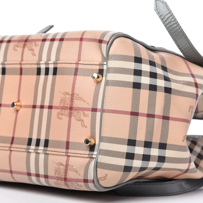 Burberry Haymarket Check Small Canterbury Tote Storm Grey 7 of 9