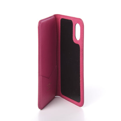Louis Vuitton Monogram iPhone X/XS Folio Case Rose Pop 5 of 8