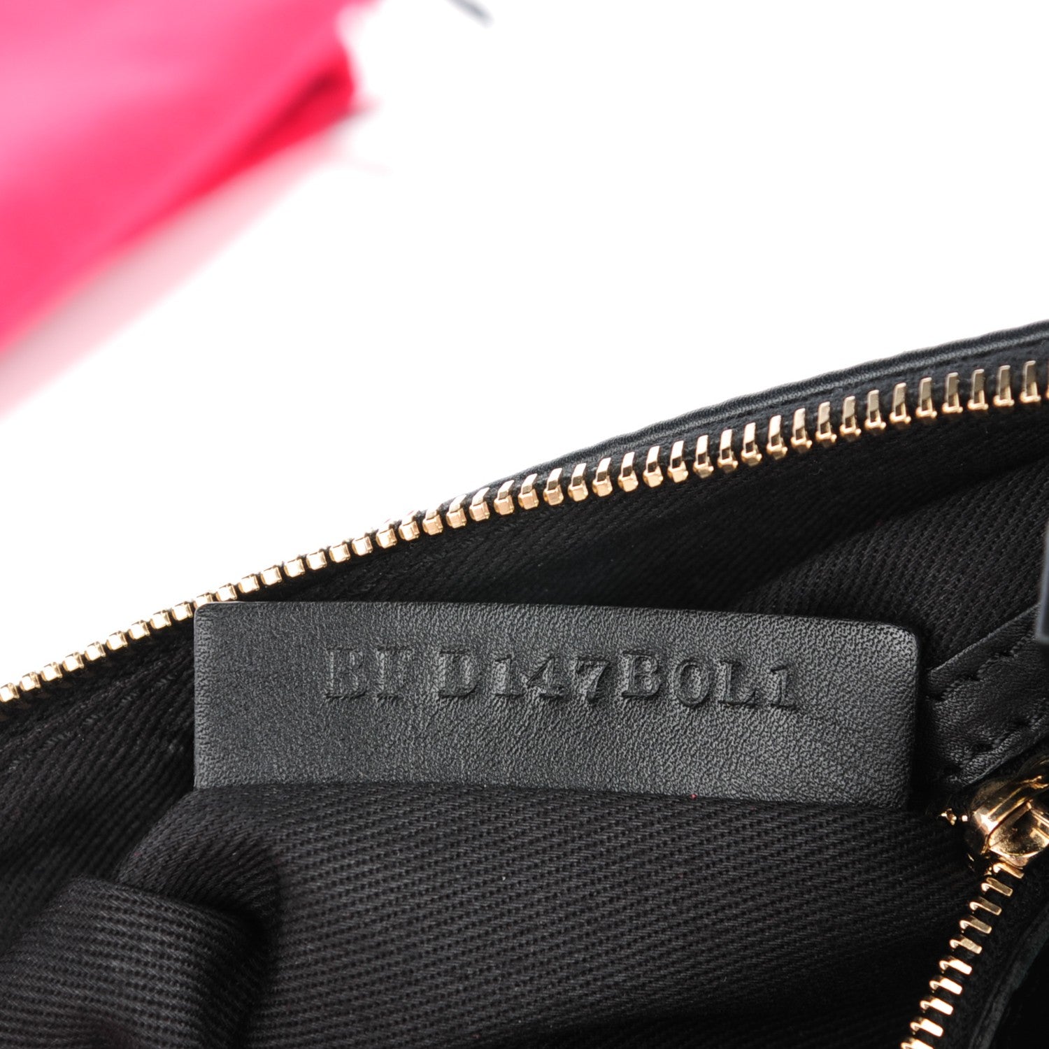 Valentino Garavani Vitello Large Rockstud Zip Wristlet Pouch Black 7 of 7