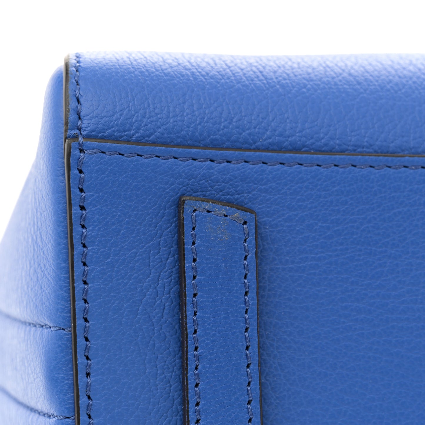 Sugar Goatskin Mini Antigona Persian Blue