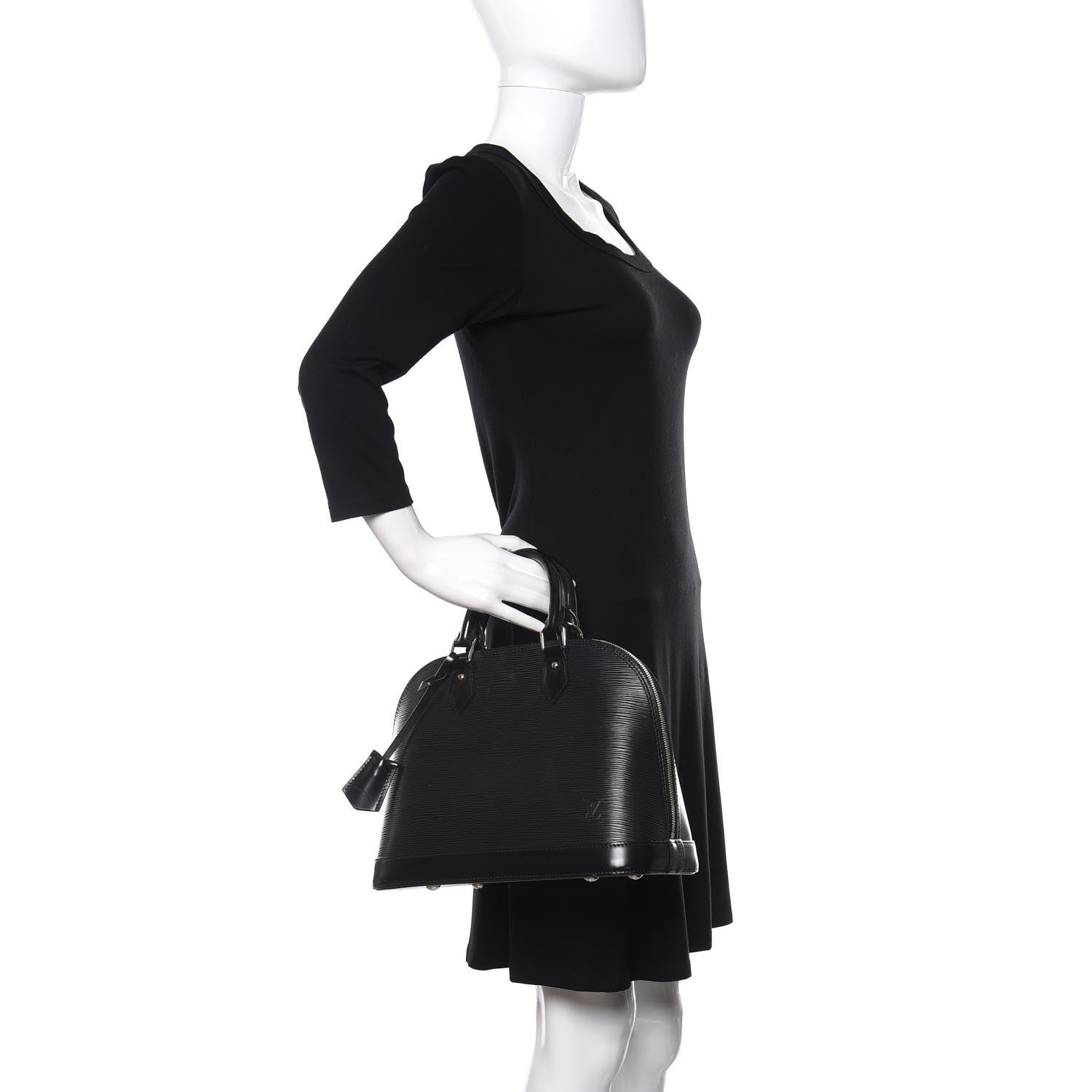Louis Vuitton Epi Alma PM Black 2 of 10