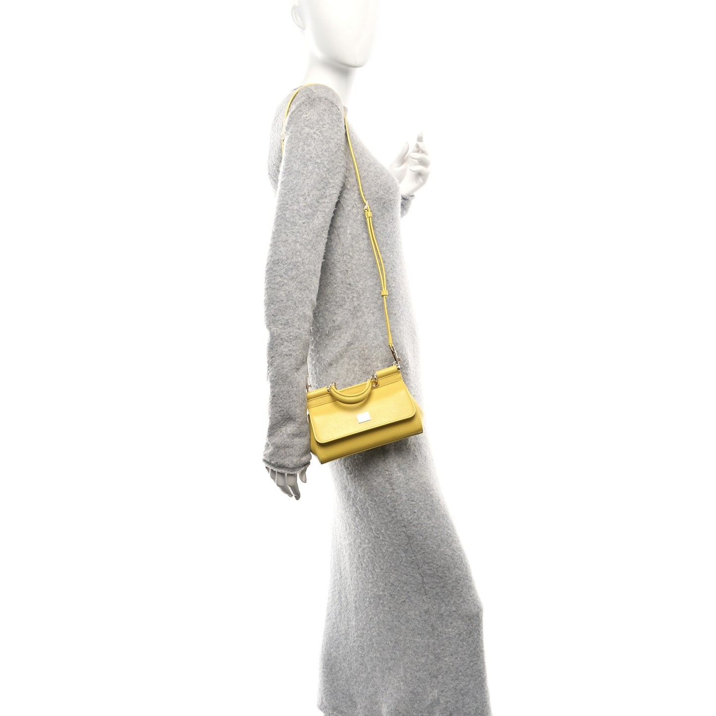 Dauphine Mini Miss Sicily Bag Yellow