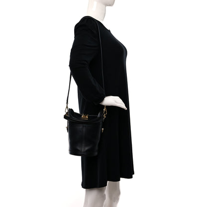 Louis Vuitton Calfskin Duffle Bag Black 2 of 8