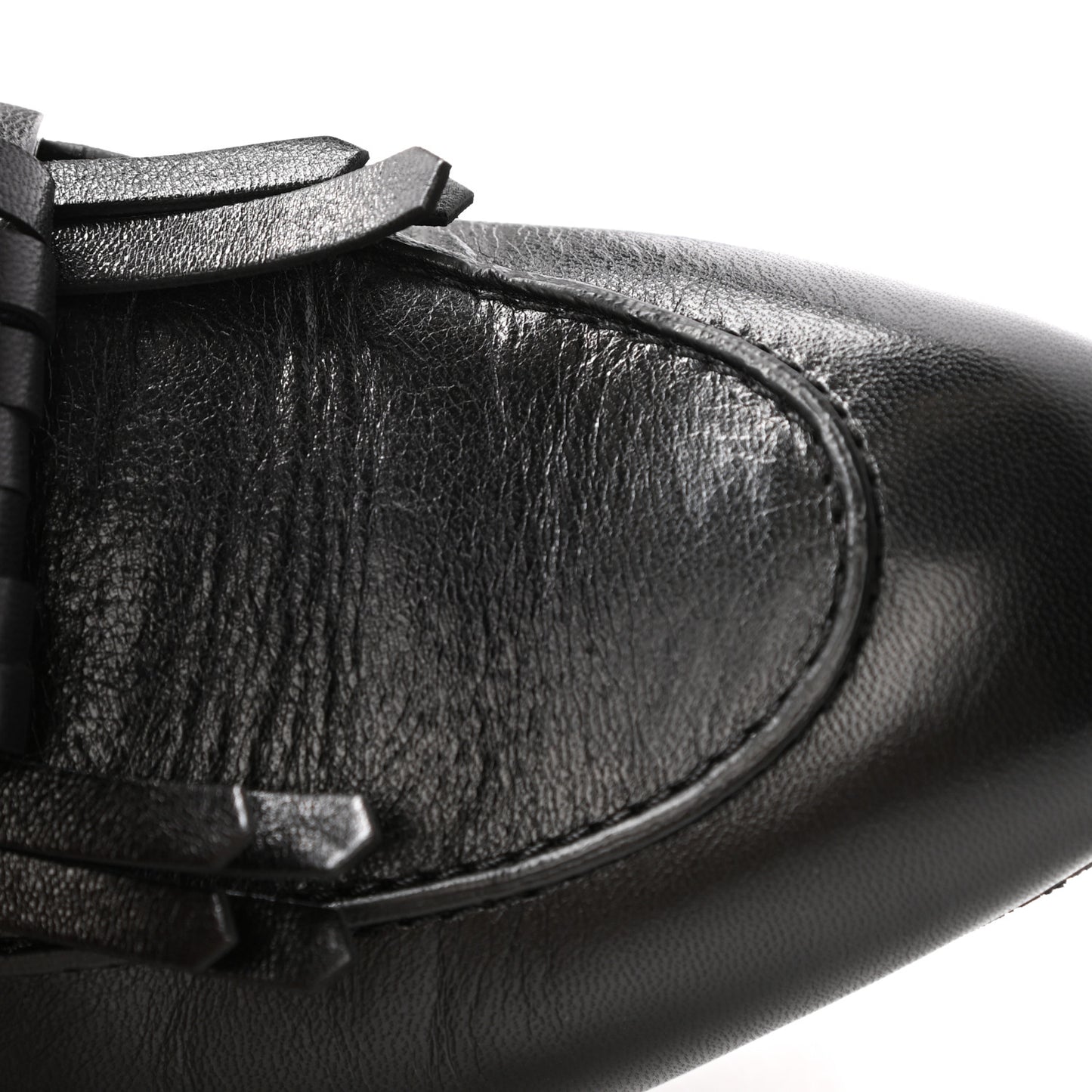 Goatskin Rivoli Mules 37.5 Black