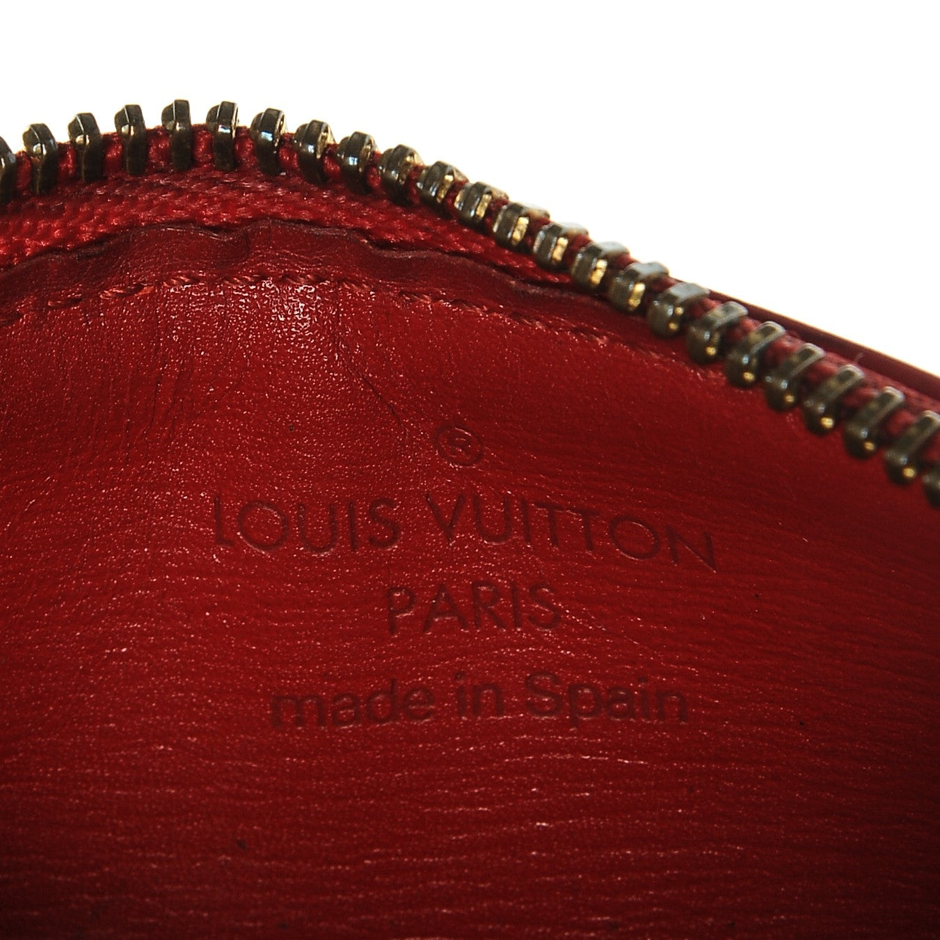 Epi Key Pouch Castillan Red