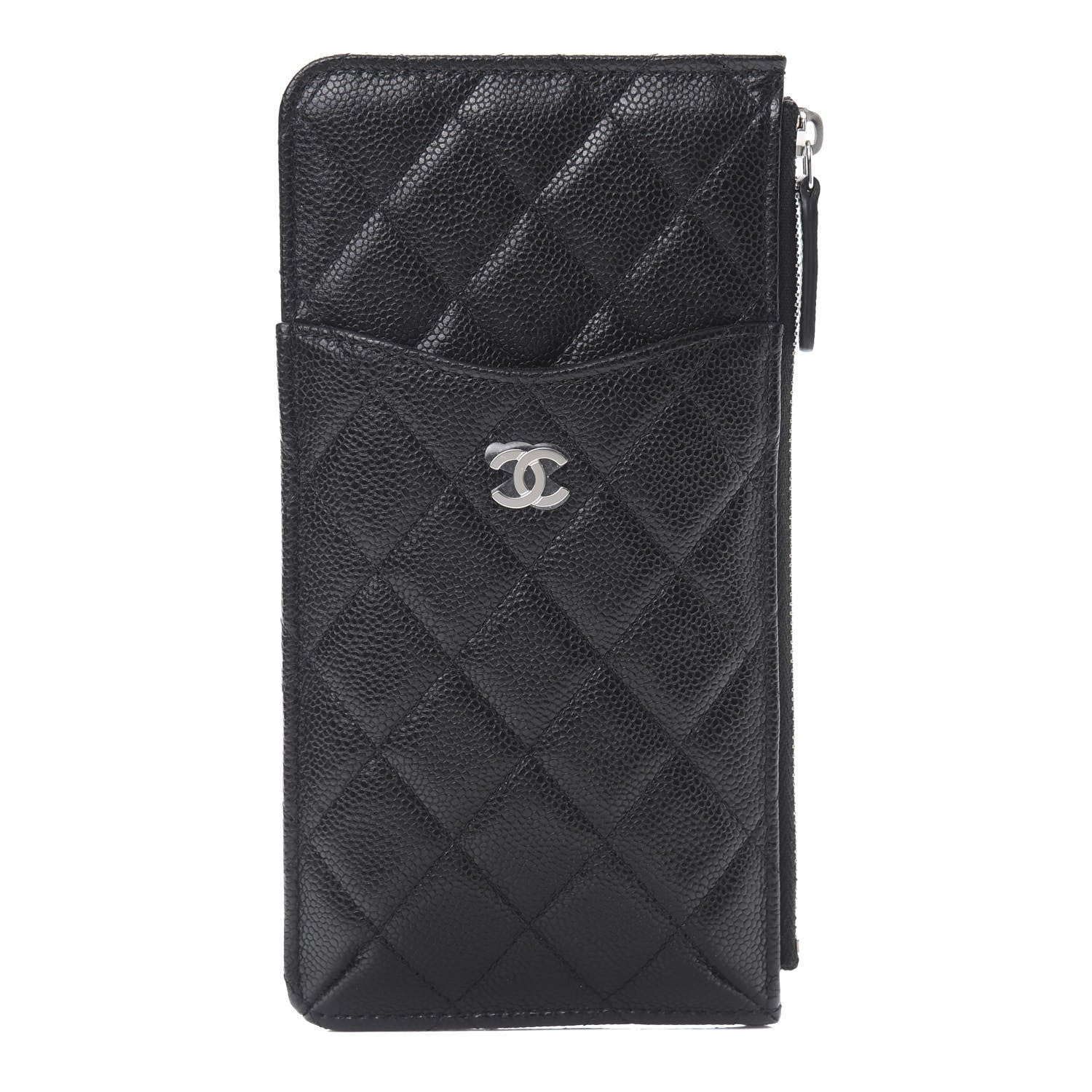 Chanel Caviar Quilted Classic iPhone Pouch Black 1 of 8