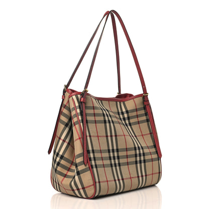 Burberry Horseferry Check Small Canterbury Tote Antique Rose 3 of 9