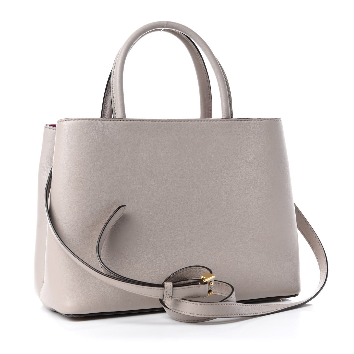 Vitello Dolce Century Petite 2Jours Tote Grigio Polvere Ciclamino