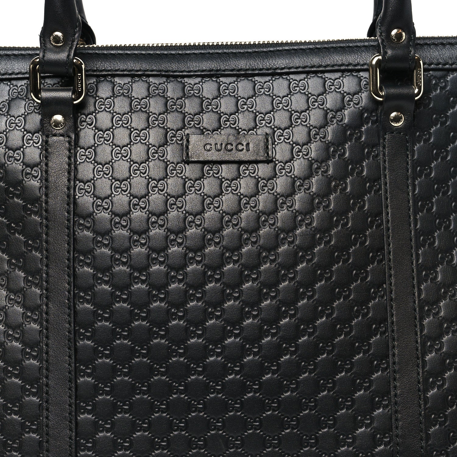 Gucci Soft Microguccissima Small Zippered Satchel Black 8 of 10